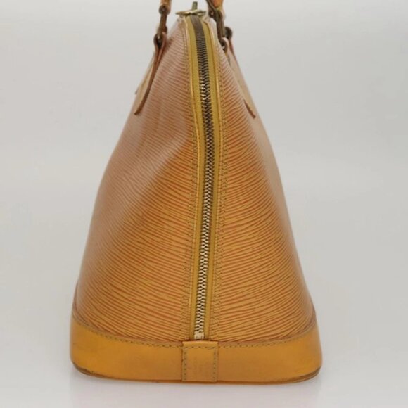 LOUIS VUITTON Epi Alma Hand Bag Yellow LV - Picture 6 of 16